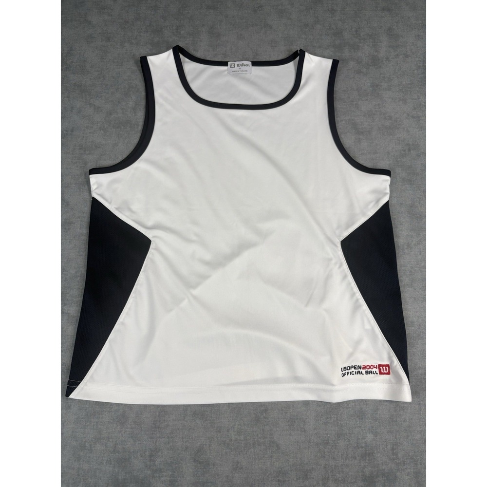 Vintage Wilson US Open 2004 Official Ball Tennis Tank Top Women's M White